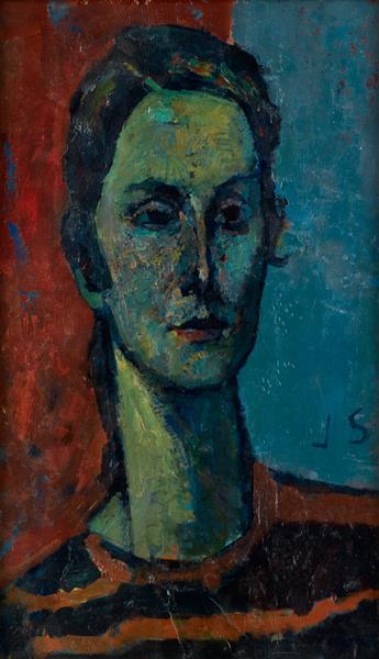 JOSEPH SOLMAN Portrait of a Woman.